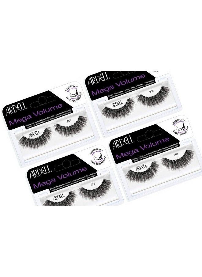 ARDELL - Mega Volume Lash 258 MultiLayered False Lashes with Curl Technology 4 pairs - Image 1