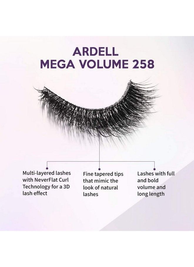 ARDELL - Mega Volume Lash 258 MultiLayered False Lashes with Curl Technology 4 pairs - Image 1