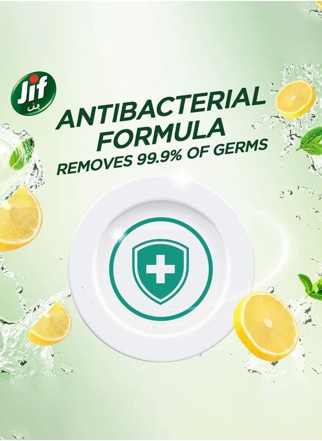 Jif Anti-Bacterial Dishwashing Liquid/Mint & Lemon/750 ml/Pack of 1  - Image 3