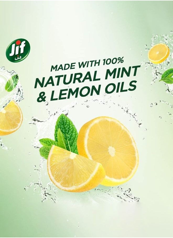 Jif Anti-Bacterial Dishwashing Liquid/Mint & Lemon/750 ml/Pack of 1  - Image 4