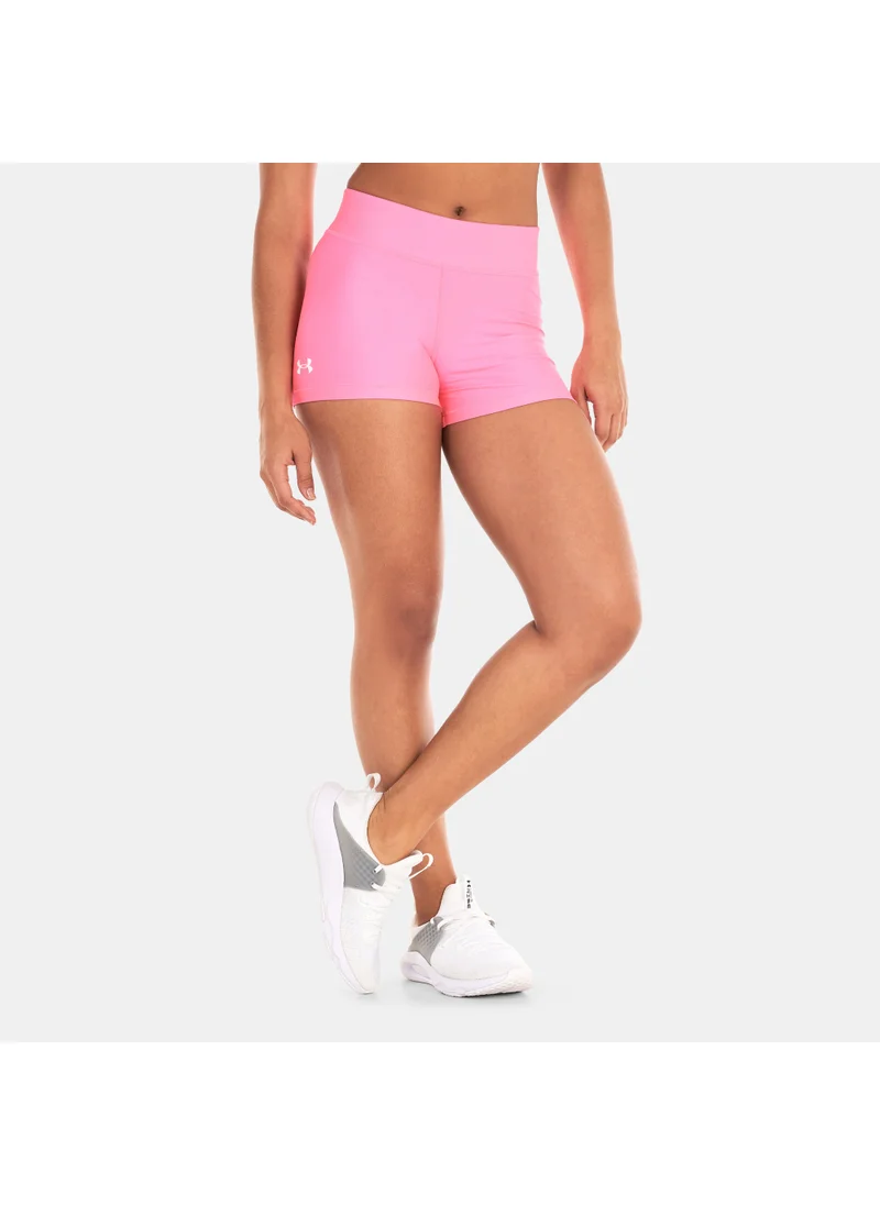 UNDER ARMOUR Women's HeatGear® Armour Mid-Rise Shorts
