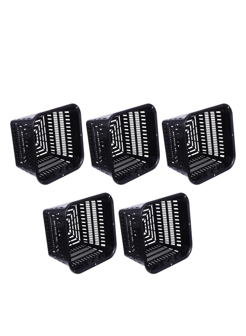 SYOSI Net Cups Pots, 5Pcs Plastic Outdoor Indoor Planters for Hydroponics Orchids Planting Pot Planting Mesh Basket Slotted - Image 1