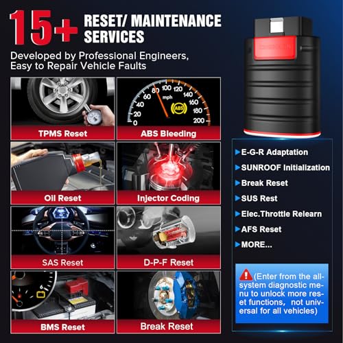 KINGBOLEN Ediag OBD2 Scanner Bluetooth, Bidirectional Scanner All System Diagnostic Tool for iOS & Android, ECU Coding, Active Test,15+ Reset Function, FCA AutoAuth, 1 Year Fr-ee Update from Thinkcar - Image 2