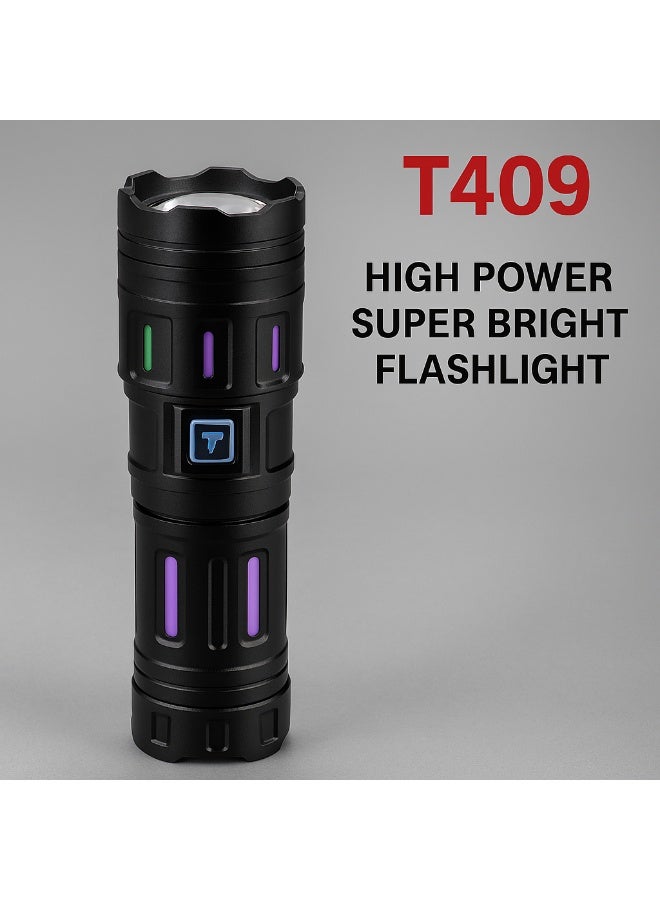 erorex High Power Super Bright Flashlight – T409 - Image 1