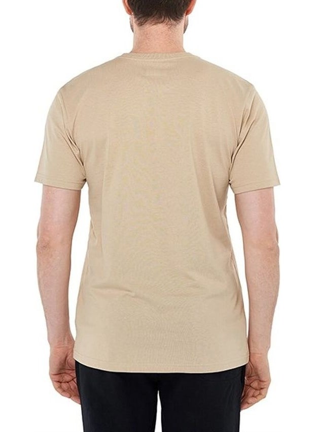 Columbia - Csc M Basic Bıg Logo Brushed Ss Tee Men's T-Shirt Beige CS0287-271 - Image 1