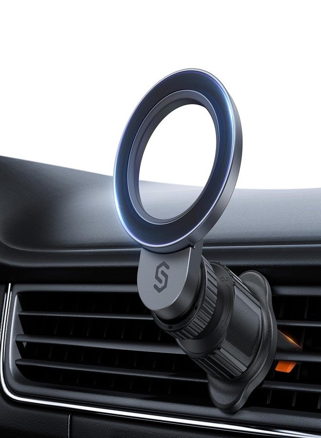 SYNCWIRE for MagSafe Car Mount【360° 】【N55 Strongest Magnet】 Magnetic Phone Holder for Car Vent, Hands Free Car Air Vent Accessories for Women Men iPhone 17 Pro Max 16 15 14 13, Samsung S25 All Phones - Image 1