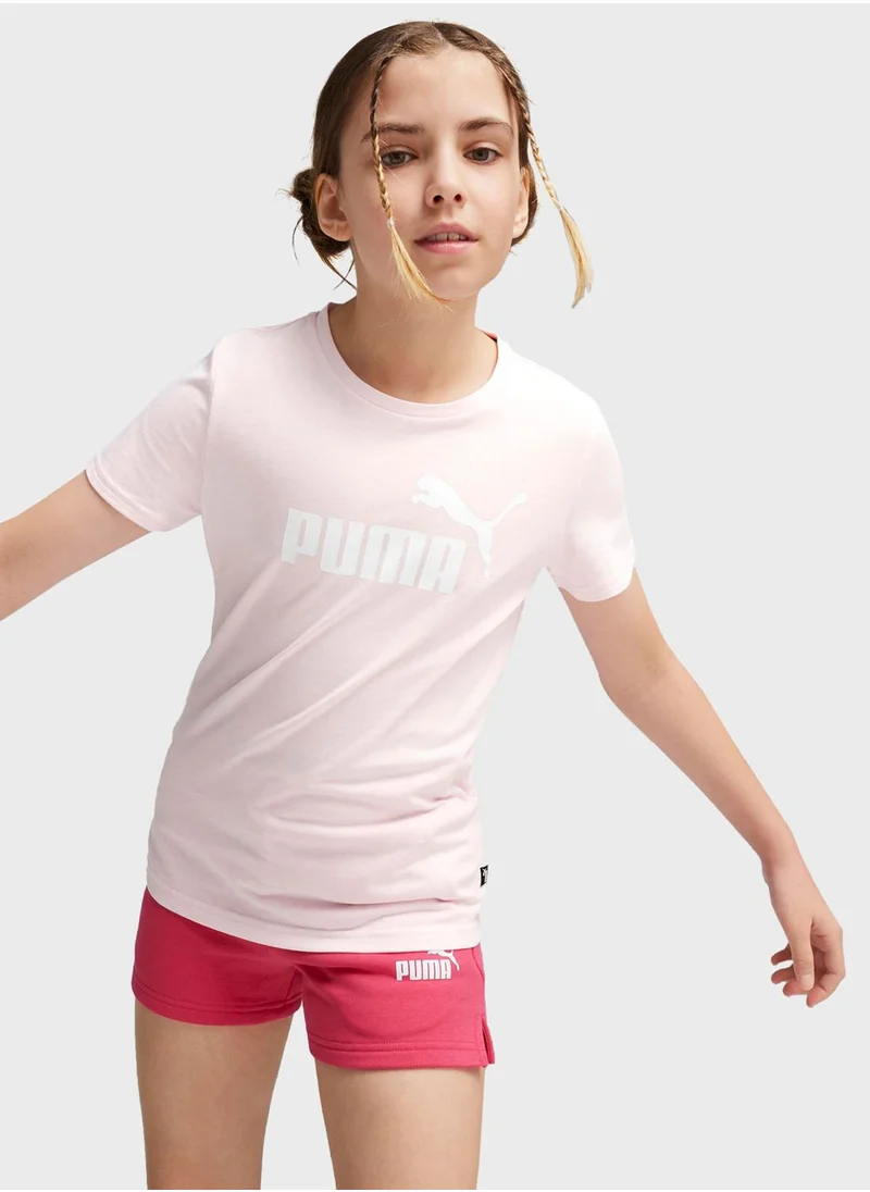 PUMA Kids Logo T-Shirt & Shorts Set