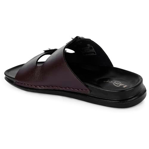 Lancer LUXE-5BRN Brown Double Density Soft Cushion Slippers, 7 - Image 3