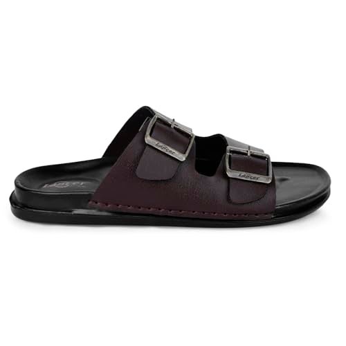 Lancer LUXE-5BRN Brown Double Density Soft Cushion Slippers, 7 - Image 2
