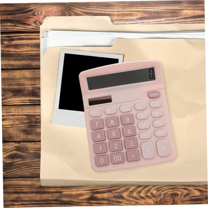 Solar Powered Calculator 12 Digit Large Display Portable for Students and Office Use - Image 4