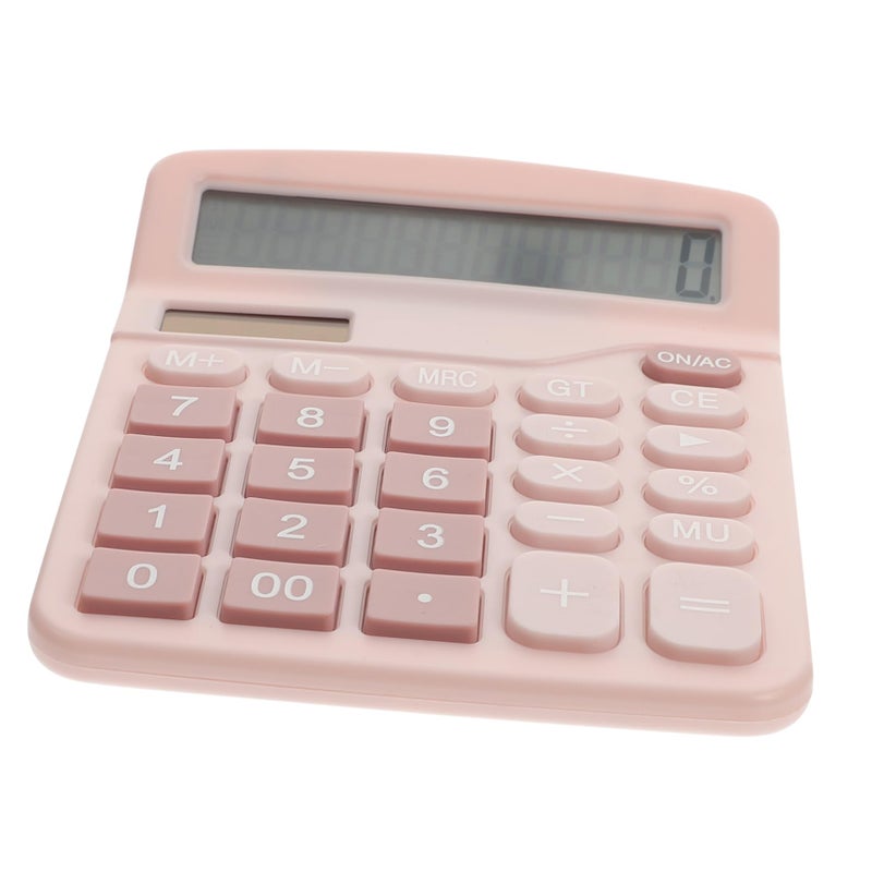Solar Powered Calculator 12 Digit Large Display Portable for Students and Office Use - Image 2