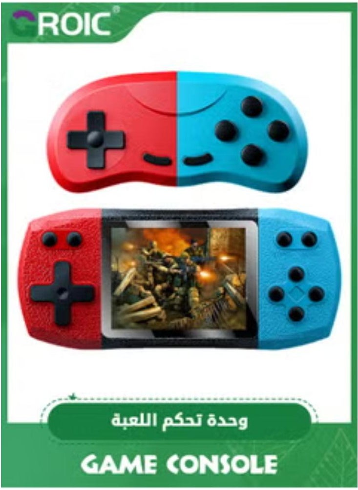 Generic - Retro Handheld Video Game Console with 620 Classic Games, Micro USB Rechargeable, 3 Inch LCD Screen, MultiPlayer and TV Support - Image 1