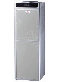 Bergen Hot & Cold & Normal Water Dispenser - 2 Nozzles - Stainless Steel Tanks - Large Fridge And Freezer - New Metalic Door Design - Silver  - Image 1