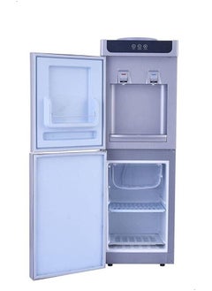 Bergen Hot & Cold & Normal Water Dispenser - 2 Nozzles - Stainless Steel Tanks - Large Fridge And Freezer - New Metalic Door Design - Silver  - Image 2