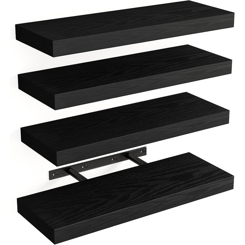 Floatingshelves Wall-Mounted Storage Shelves For Living Room And Dining Room, Straight-Line Partition Shelves, Tv Wall Storage Shelves, Bookshelves - Image 1