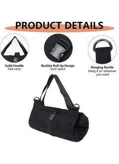 Excefore Tool Roll, Small Tool Bag With Detachable Pouches,Canvas Tool Bags,Small Tool Bag,Heavy Duty Roll Up Tool Bag With 5 Tool Pouches,Wrench Roll Tool Roll Organizers For Mechanic, Carpenter, Electrician  - Image 2
