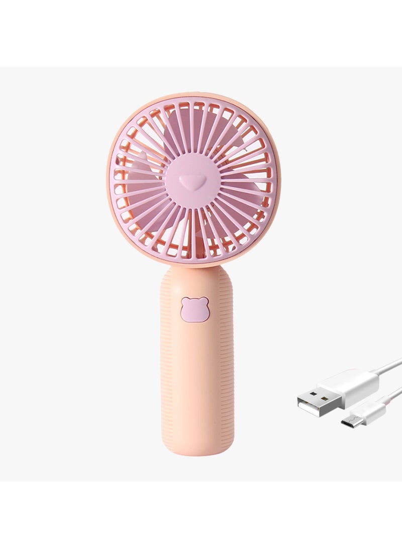 ACYYH Mini Portable Fan, Powerful Handheld Fan,Stay Cool Portable Handheld Fan, USB Rechargeable, Lightweight, Minimalist Design for Travel, Office, Home Use - Image 1