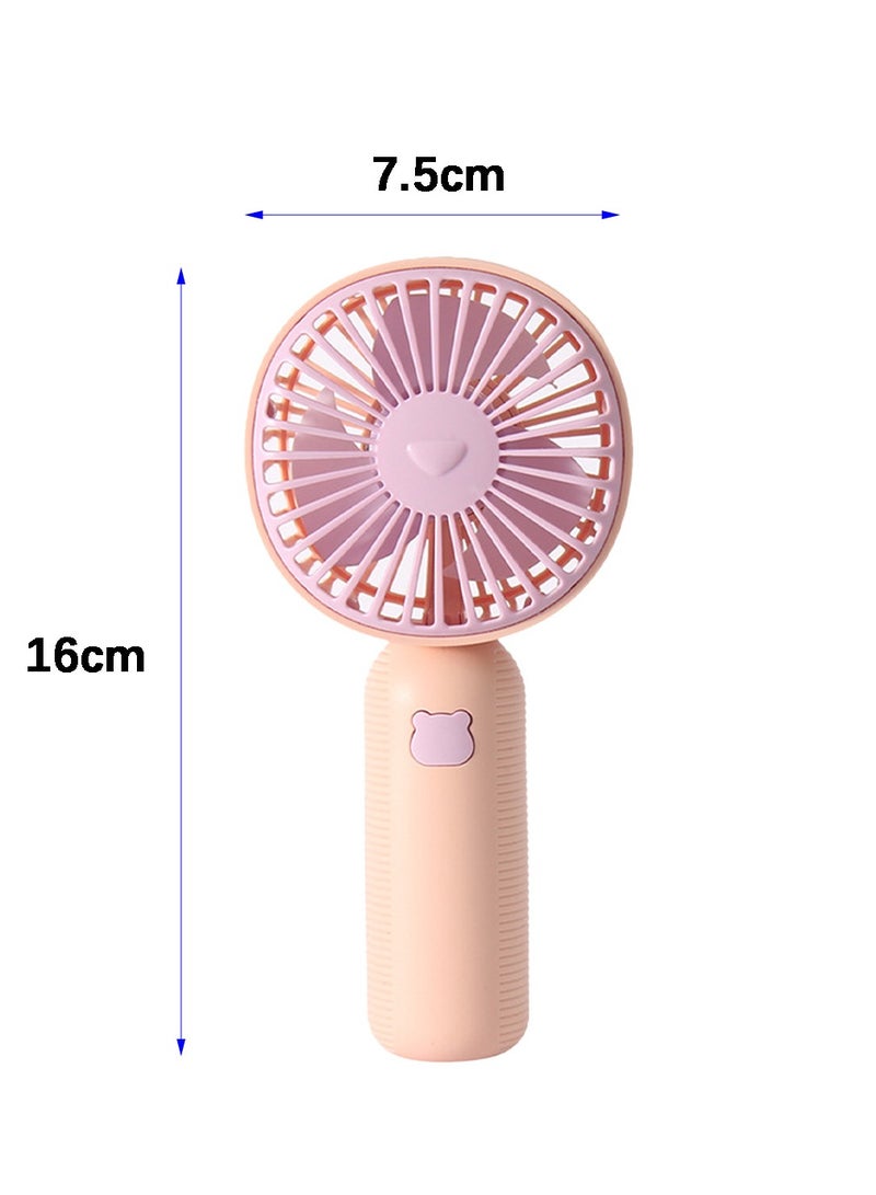 ACYYH Mini Portable Fan, Powerful Handheld Fan,Stay Cool Portable Handheld Fan, USB Rechargeable, Lightweight, Minimalist Design for Travel, Office, Home Use - Image 2