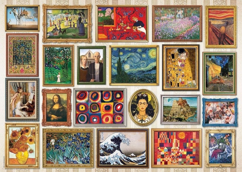 أحجية "روائع فنية" (Masterpieces) من يوروغرافيكس - 1000 قطعة