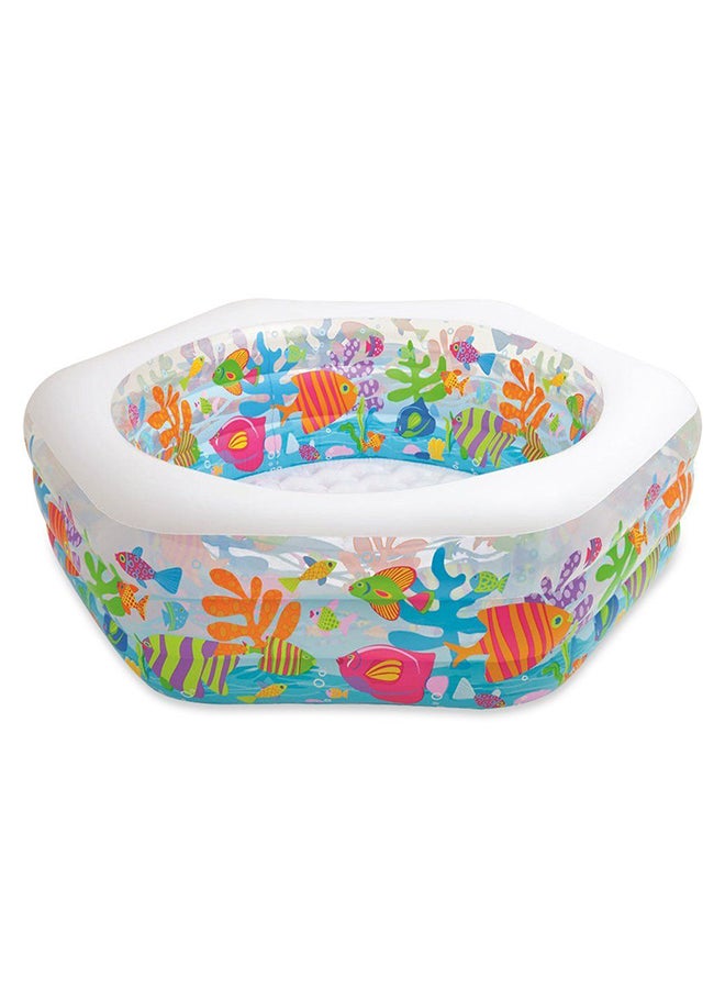 INTEX Ocean Reef Pool 191x178x61cm Ages 3+ Multicolour 191x178x61cm - Image 1