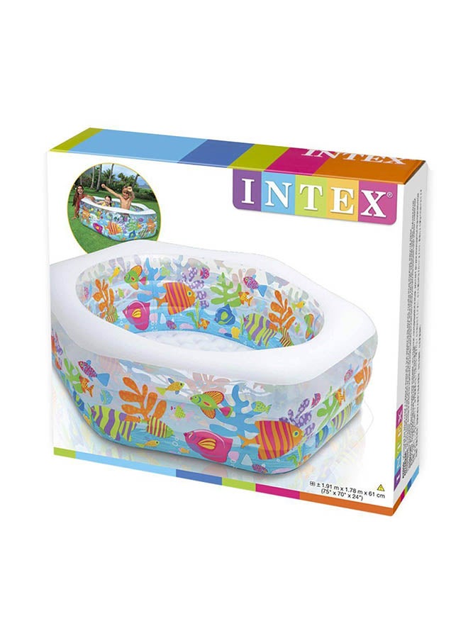 INTEX Ocean Reef Pool 191x178x61cm Ages 3+ Multicolour 191x178x61cm - Image 3