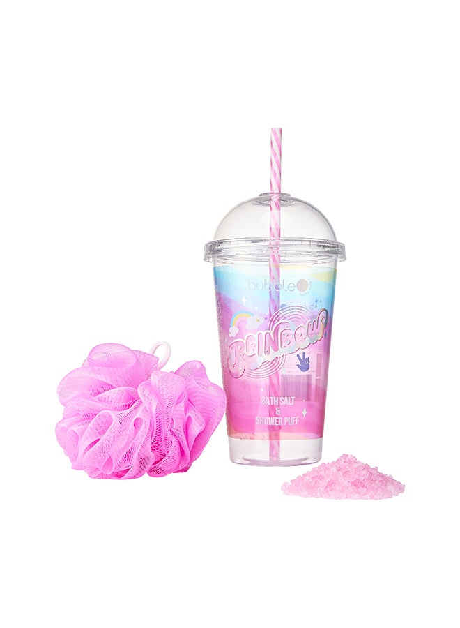 Bubble T Rainbow Bath Salt Cup - Image 1
