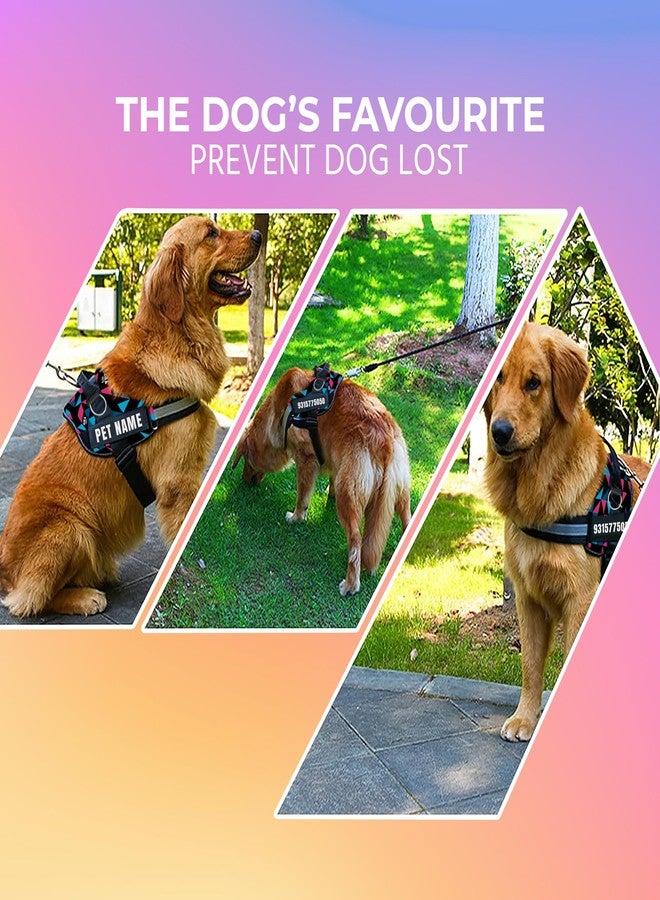 KIKA Pets Original Dog Harness with Custom Name Personalisation | Dog Vest Harness, Extra Large Size (for Above 36 kg Dogs) - Image 2