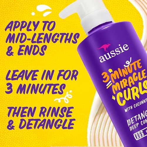 Aussie 3 Minute Miracle Curls Conditioner Pump, Citrus, 16 Fl Oz - Image 2