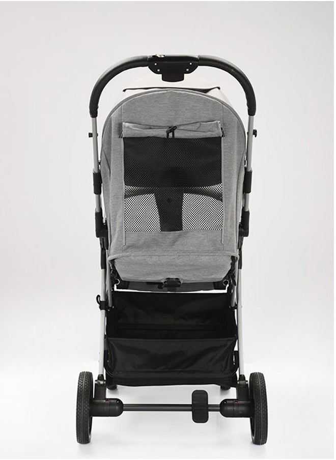 Kidilo Lightweight Stroller,Ultra-Compact Fold & Airplane Ready Travel Stroller, With rain cover and Storage basket Black  - Image 3