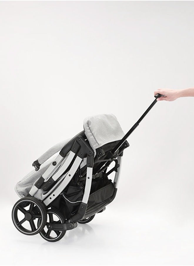 Kidilo Lightweight Stroller,Ultra-Compact Fold & Airplane Ready Travel Stroller, With rain cover and Storage basket Black  - Image 4