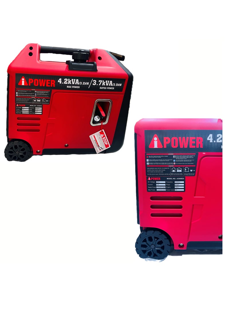اي باور - 3500Watts العاكس مولد مولد البنزين الصامت - Image 1