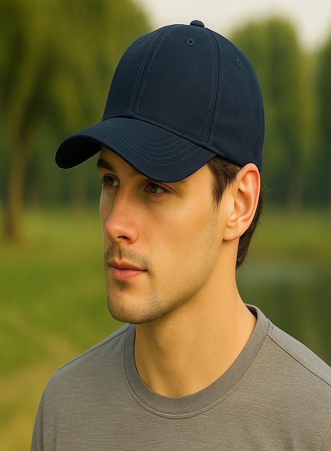ENCIGER Pack of 24 Unisex Baseball Caps - Adjustable Cotton Hats for Men & Women - Bulk Headwear Combo for Resale, Corporate Gifting, Outdoor, Uniform Use (Navy) - Image 5