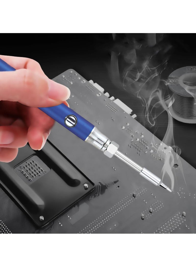 CMGTYYD Thread Soldering Iron Kit, 3 Gear Adjustable Voltages, Quick Heating Portable Soldering Pen with USB Adapter, Stainless Steel Welding Tool for Repairs - Image 3