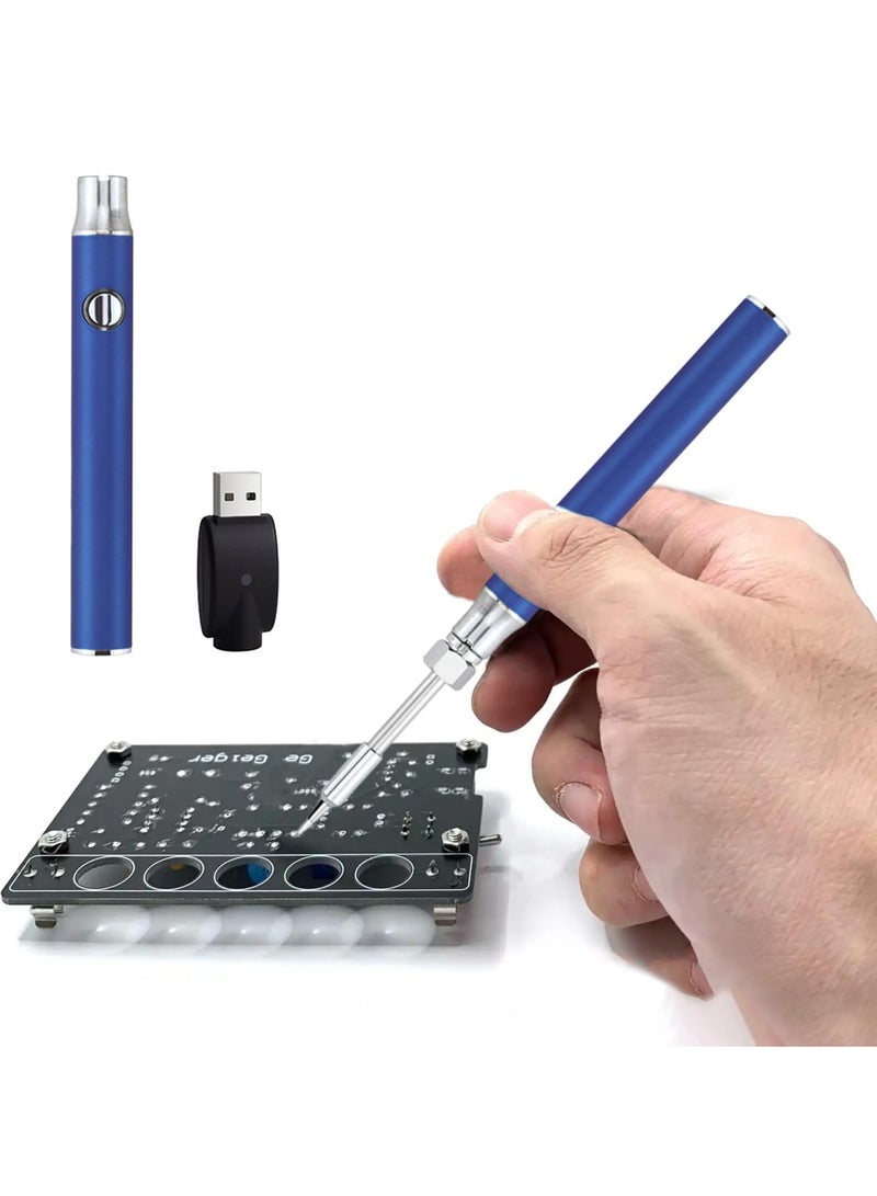 CMGTYYD Thread Soldering Iron Kit, 3 Gear Adjustable Voltages, Quick Heating Portable Soldering Pen with USB Adapter, Stainless Steel Welding Tool for Repairs - Image 4