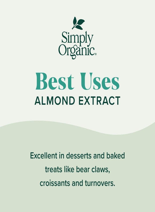 Simply Organic Almond Extract, 4 Ounce Glass Jar, Warm Sugar-free Vegan Flavor for Desserts, Coffee and Smoothies - Image 5