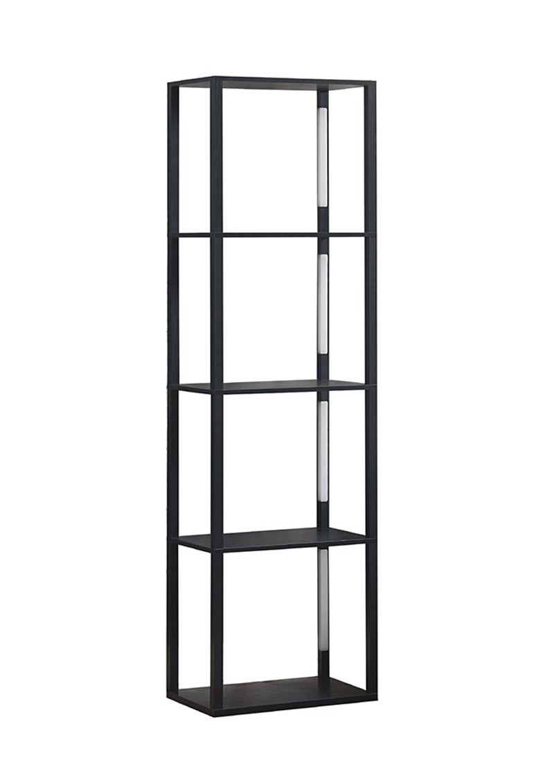 Sharpdo Living Room Bedroom Study Room Decoration LED Bookshelf Lamp, Movable 4-Tier Floor Lamp with Storage Rack with Remote Control 11W  - Image 1