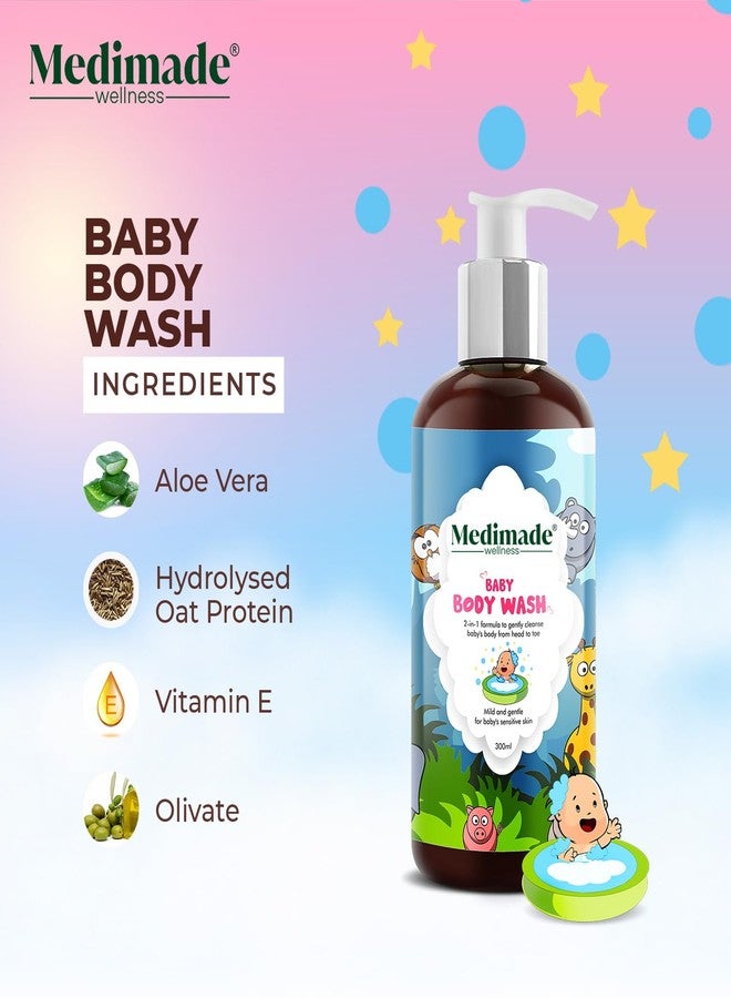 Medimade Baby Body Wash for Soft Skin and Hair - 300ml - Image 3