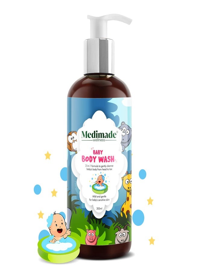 Medimade Baby Body Wash for Soft Skin and Hair - 300ml - Image 1