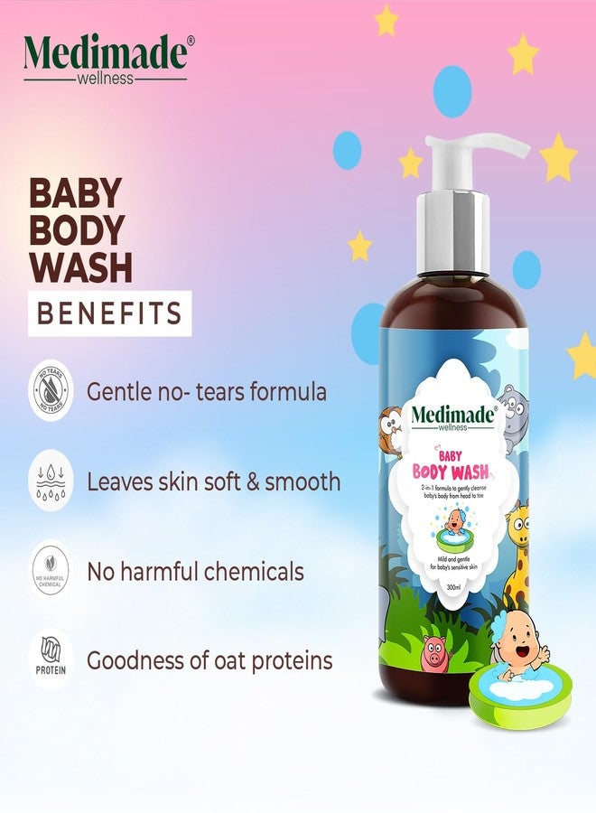 Medimade Baby Body Wash for Soft Skin and Hair - 300ml - Image 2