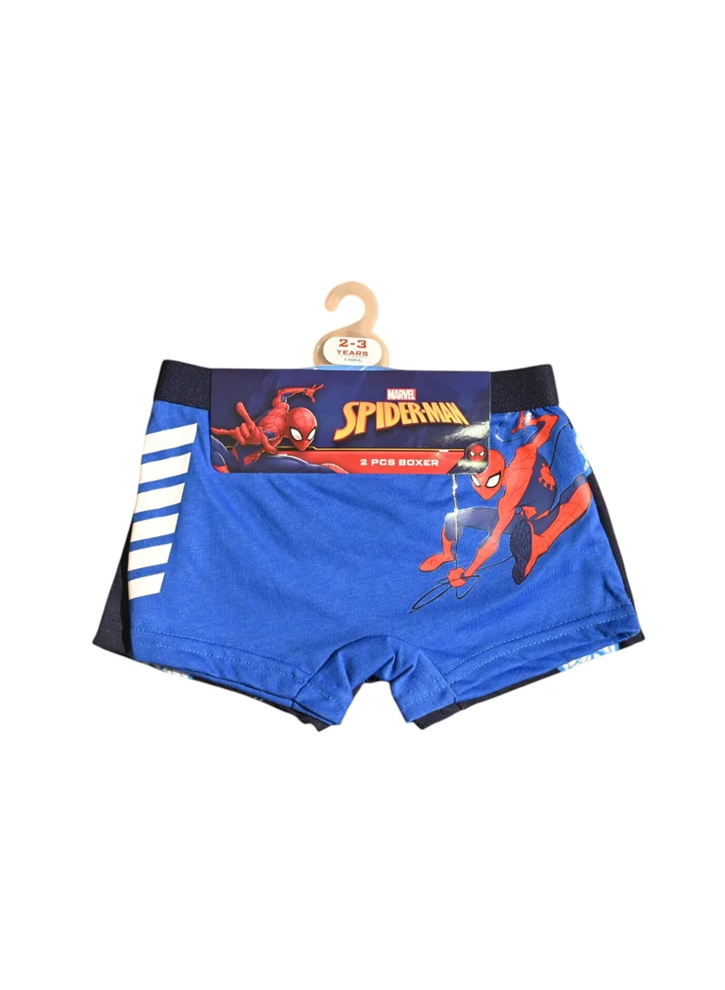 SPIDERMAN SPIDERMAN 2PCS BOYS BOXER , 65%polyester,35%cotton
