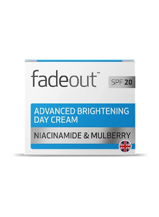FADE OUT Day Advanced Brightening Skincare Cream With Spf20 Moisturiser Cream With Niacinamide And Lactic Acid To Brighten Skin Tone In 4 Weeks Contains Active Natural Ingredients 50Ml - Image 3
