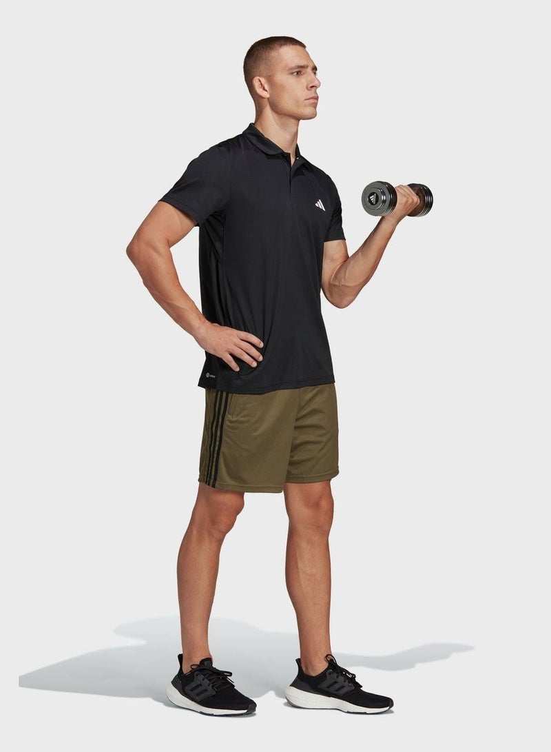 اديداس تي شيرت بولو رجالي أساسي للتدريب - Image 5