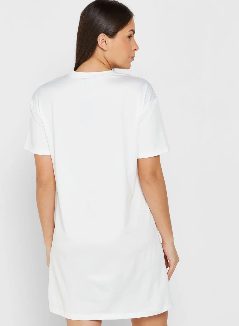 Ginger Printed Mini Nightdress