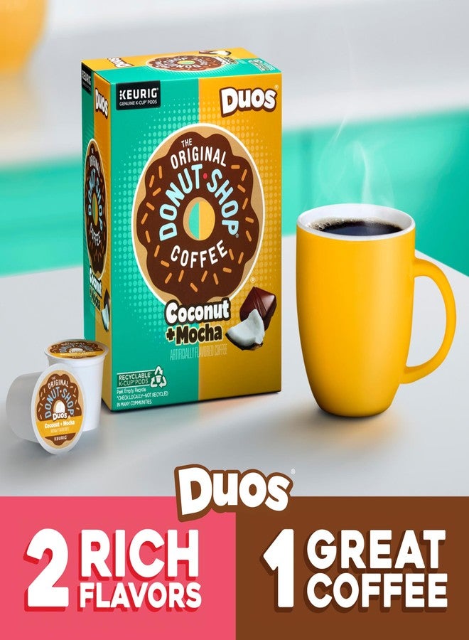 Keurig The Original Donut Shop Duos Coconut + Mocha Keurig Single-Serve K-Cup Pods, Medium Roast Coffee, 72 Count - Image 3