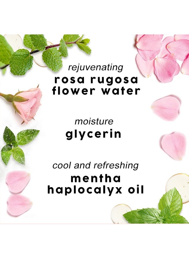 ك أو إي سي بخاخ للوجه، ماء الورد، بخاخ ماء الورد للوجه، رذاذ مرطب للوجه عضوي مع الجليسرين ومستخلصات النباتات، منعش للبشرة وغير دهني لترطيب فوري لجميع أنواع البشرة، يجدد وينقي البشرة 100 مل - Image 3