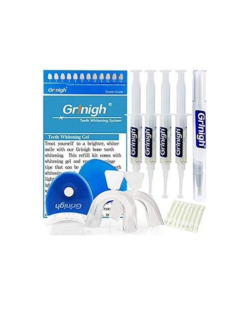 Complete Teeth Whitening Kit for Home use Gel 100% from USA Faster Results Than Tooth Whitening Strips Pen and Toothpaste Safe for Sensitive Teeth