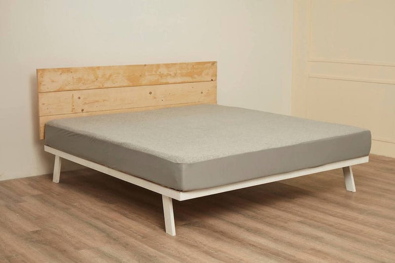 Wakefit 100% Waterproof Premium Cotton Mattress Protector | Breathable and Hypoallergenic Ultra Soft Fitted Bed Protector 78"x60" - Queen, Grey - Image 4