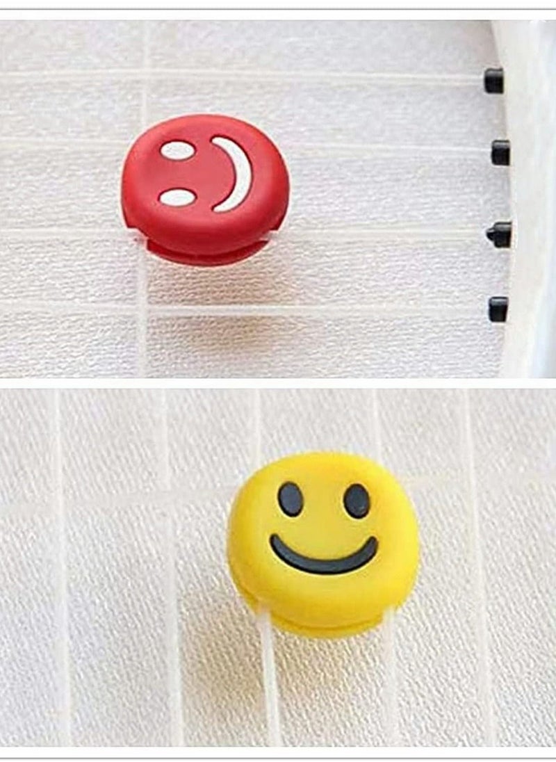 Generic - Tennis Vibration Dampeners, 7 Pcs Squash Racket Vibration Dampeners Silicone Racket Smile Face Shock Absorbers Sunflower Tennis Racket Dampene for Tennis Players - Image 1
