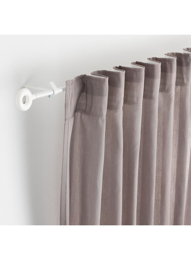Zaboon Curtain rod set, white, 140 cm  - Image 2