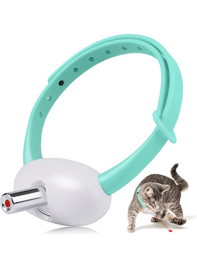 Automatic Cat Toys with LED Light,Upgraded Lengthened Light Head, Interactive Toys for Indoor Cats,Wearable Electronic Collar for Kitten,Rechargeable Amusing Gifts for Cat Lovers - Image 1